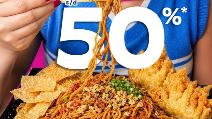 Promo Mie Gacoan Online Delivery Diskon Hingga 50% via aplikasi food delivery