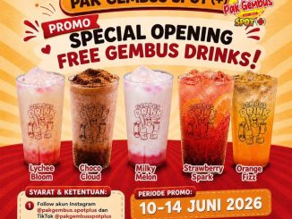 Promo Pak Gembus Spot Opening Tebet Free Gembus Drinks gratis minuman di Tebet