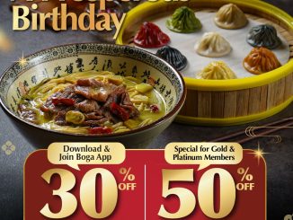 Promo Paradise Dynasty Birthday Privilege dengan diskon hingga 50 persen serta FREE Bakpao dan Longevity Bun