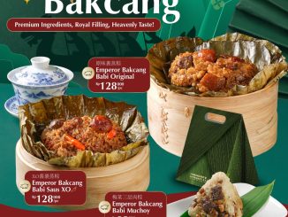 Promo Paradise Dynasty Emperor Bakcang Premium dengan pilihan bakcang babi original saus XO dan muochoy