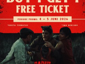 Promo Platinum Cineplex Beli 1 Gratis 1 Tiket Badut Gendong periode 4-5 Juni 2026