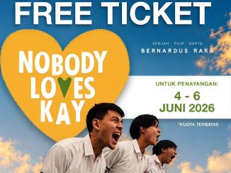 Promo Platinum Cineplex Beli 1 Gratis 1 Tiket Nobody Loves Kay untuk pembelian tiket offline di lokasi tertentu