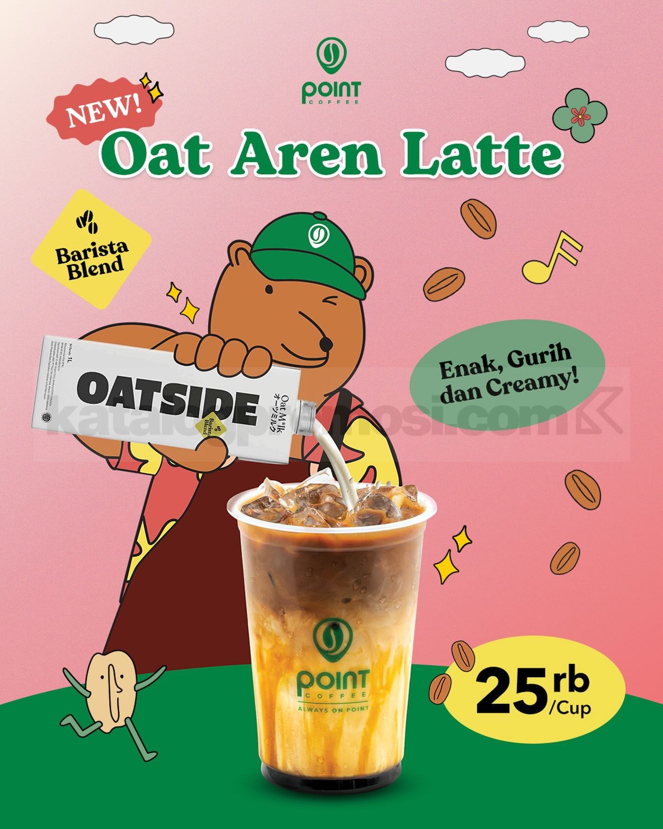 Promo Point Coffee Oat Aren Latte Rp. 25.000 Promo Point Coffee Oat Aren Latte Rp. 25.000 minuman kopi oatm*lk creamy