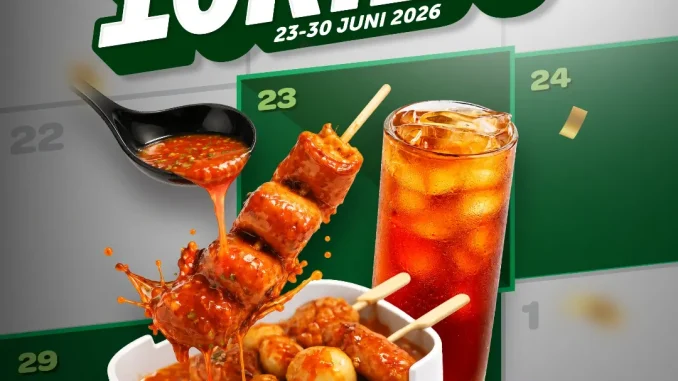 Promo Raa Cha Payday Treats Serba Rp. 10.000 dengan menu Odeng Suki Stick dan Lemon Tea