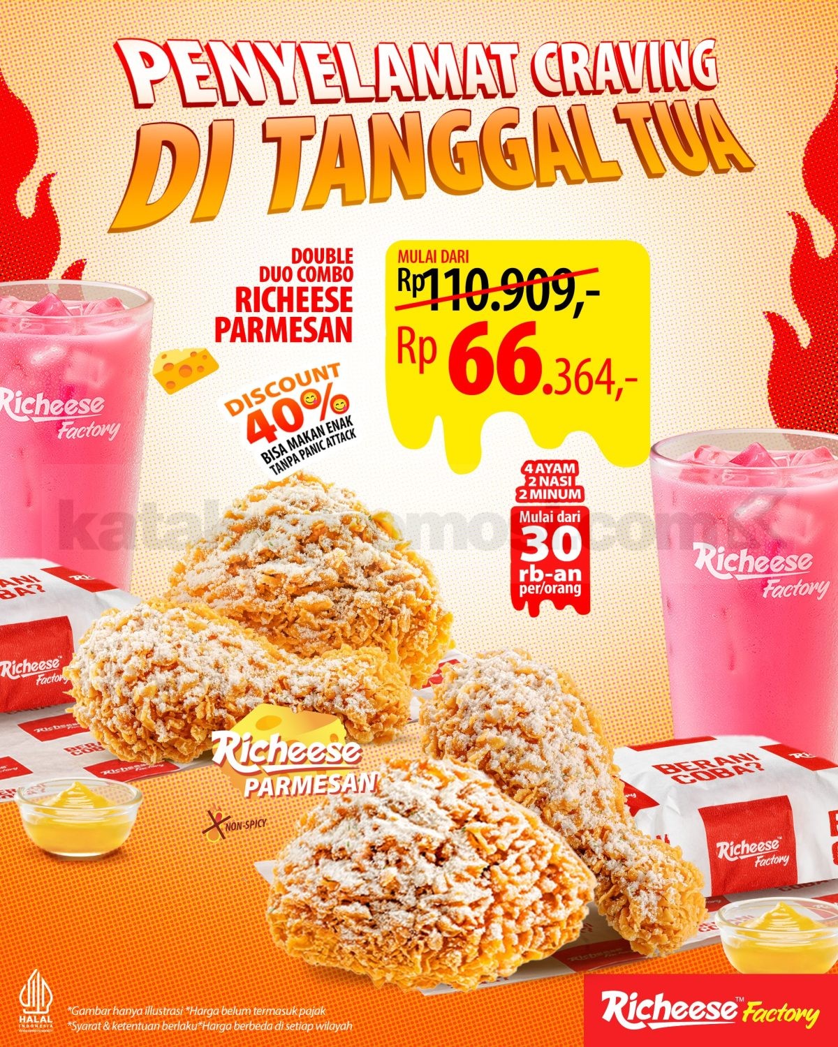 Promo Richeese Factory Double Duo Diskon 40% Promo Richeese Factory Double Duo Diskon 40% 2