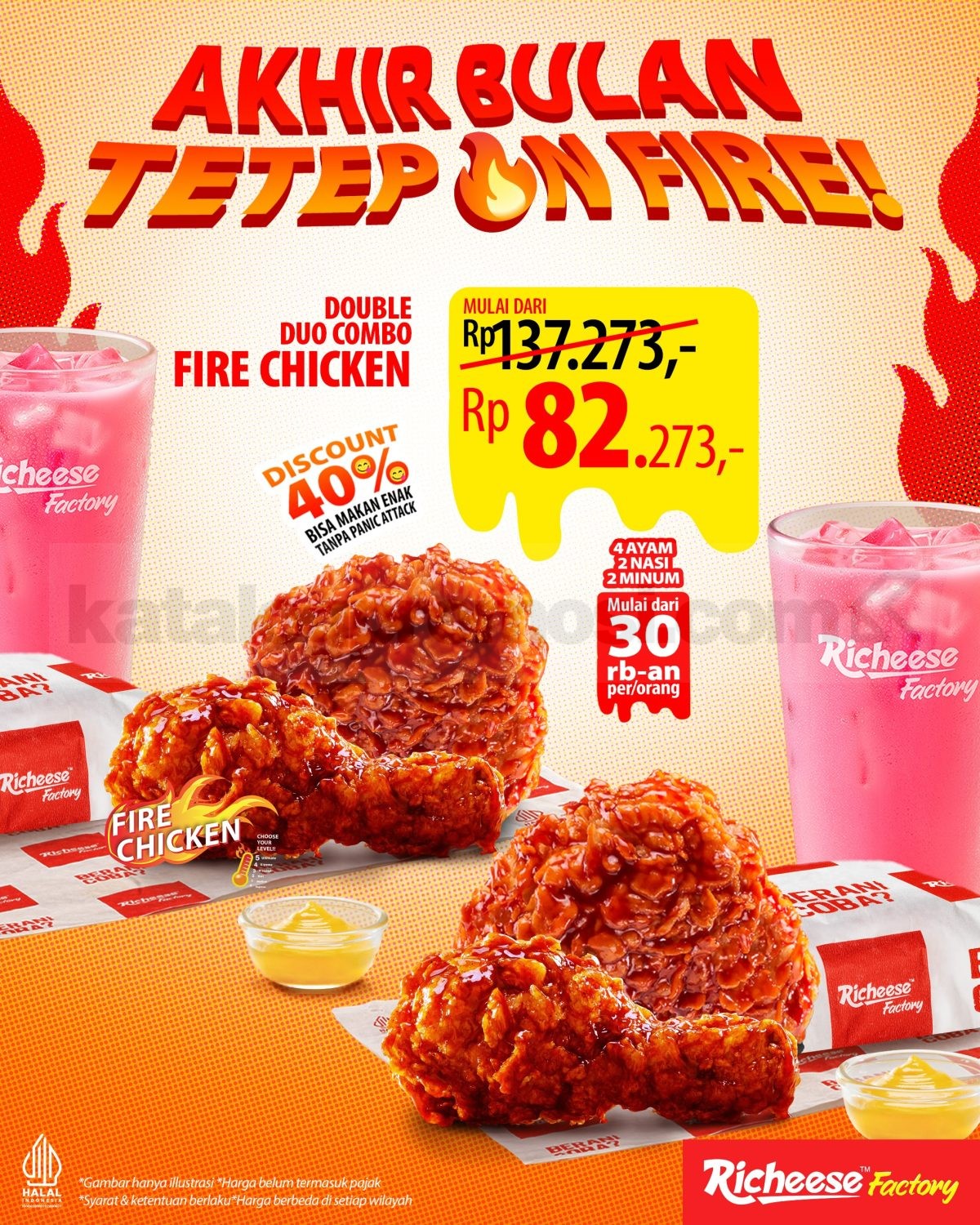 Promo Richeese Factory Double Duo Diskon 40% Promo Richeese Factory Double Duo Diskon 40% 3