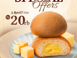 Promo Roti'O NEW! Roti'O Mini mulai Rp. 20.000 untuk paket 3 dan 5 pcs selama Juni 2026