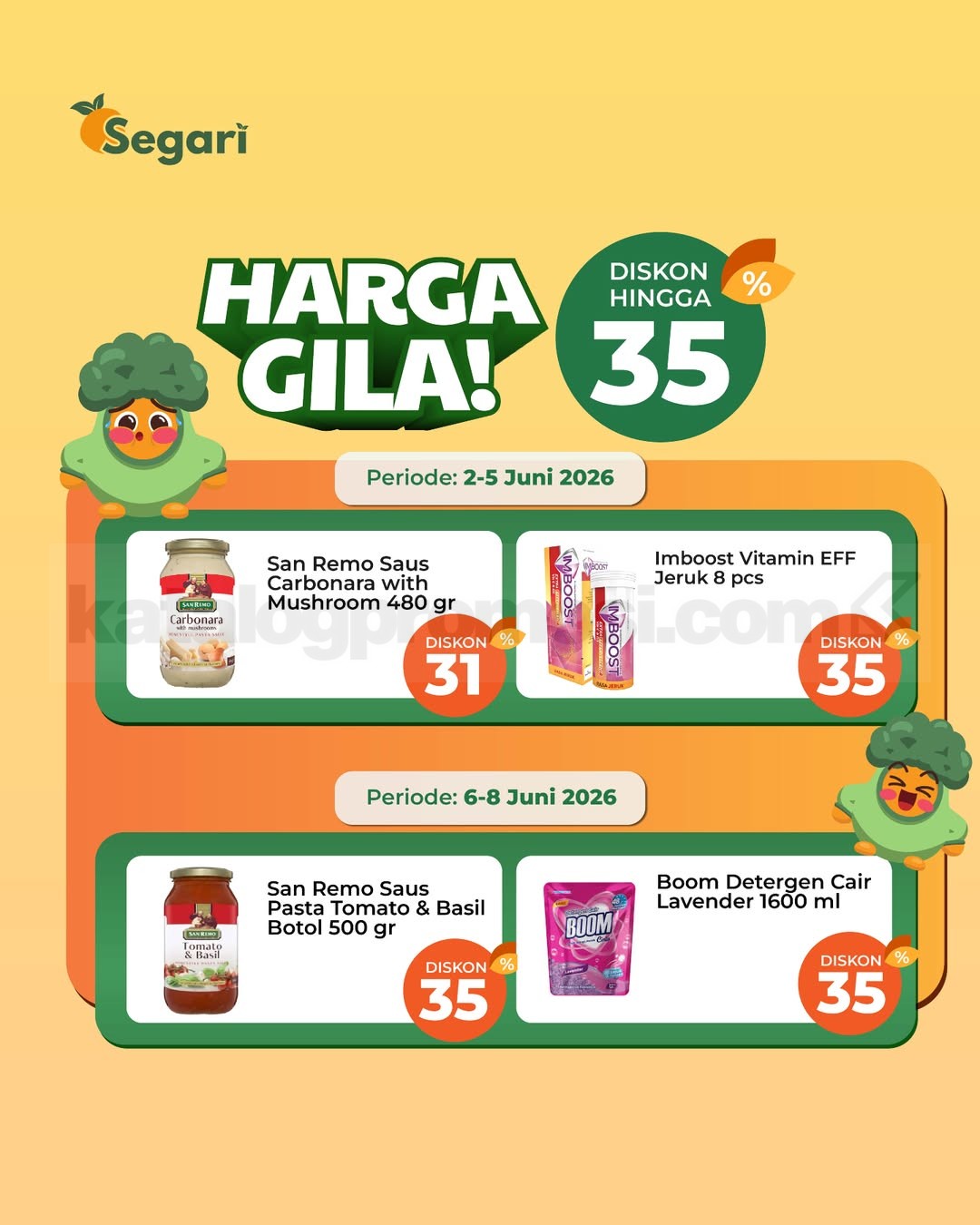 Promo Segari Diskon Hingga 35% Belanja Hemat Juni 2026 Promo Segari Diskon Hingga 35% Belanja Hemat Juni 2026 4