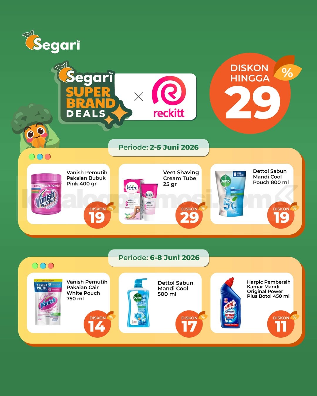Promo Segari Diskon Hingga 35% Belanja Hemat Juni 2026 Promo Segari Diskon Hingga 35% Belanja Hemat Juni 2026 5