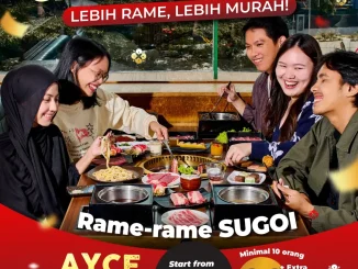 Promo Shaburi Kintan Buffet AYCE mulai Rp. 197.000 untuk makan sepuasnya grup minimal 10 orang