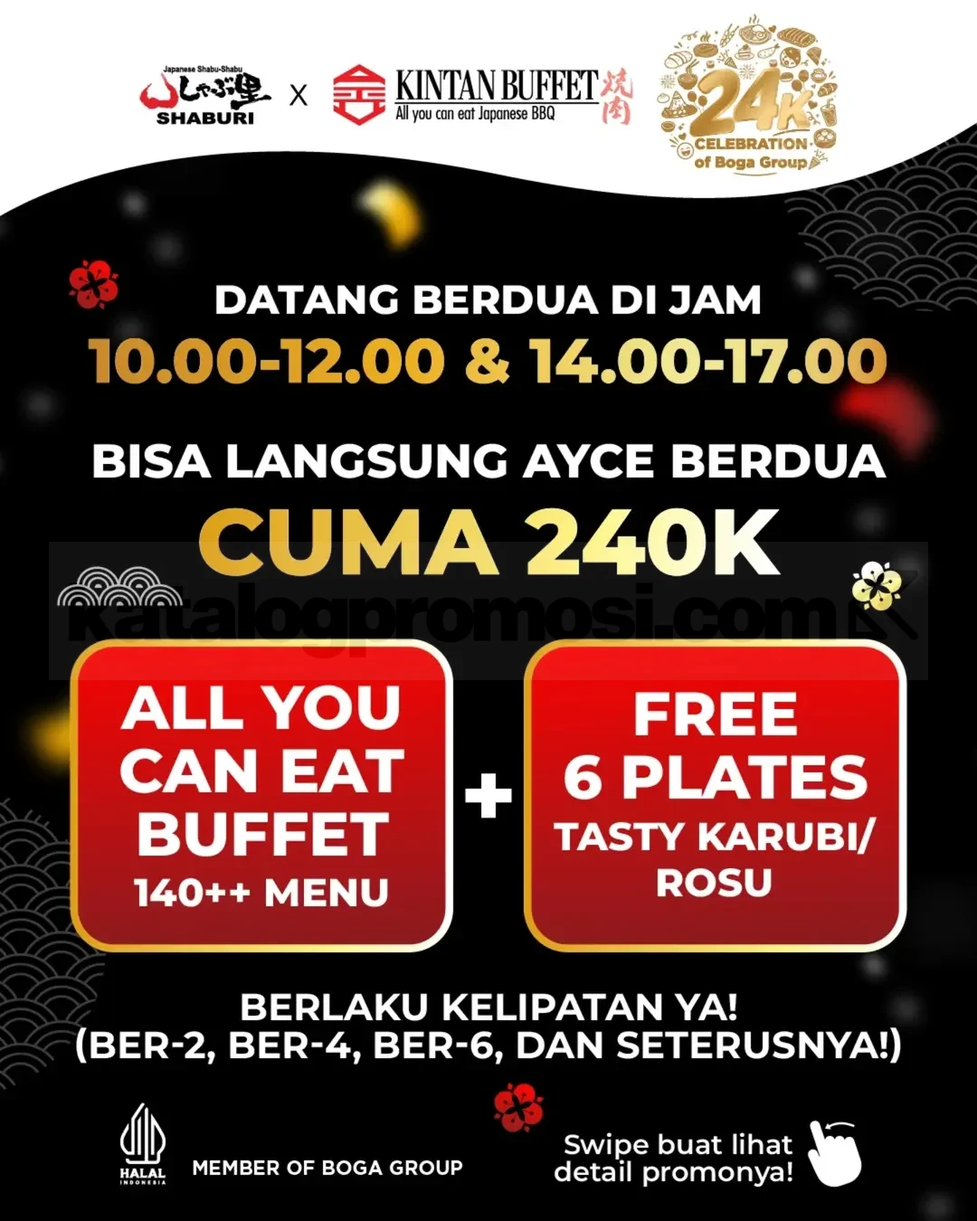 Promo Shaburi Kintan Buffet AYCE Berdua Rp240.000 Promo Shaburi Kintan Buffet AYCE Berdua Rp240.000 1