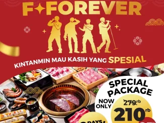 Promo Shaburi x Kintan Buffet Special Package F•FOREVER dengan harga mulai Rp. 210.000 untuk minimal 3 pax