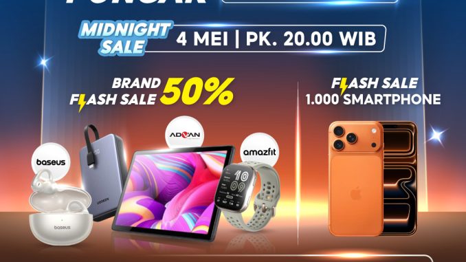 Promo Shopee 5.5 Mega Elektronik Sale diskon hingga 50% dan voucher 20% elektronik