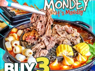 Promo Sogogi Ondey Mondey Buy 3 Get 4 makan berempat bayar tiga pada Juni 2026