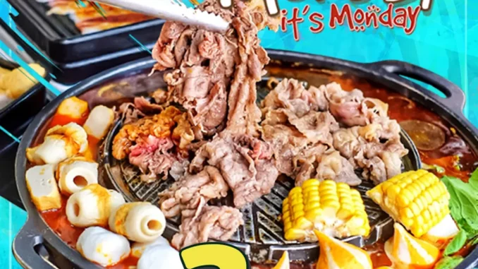 Promo Sogogi Ondey Mondey Buy 3 Get 4 makan berempat bayar tiga pada Juni 2026