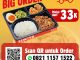 Promo Sukiya Paket Big Order Mulai Rp. 33.000 per pax dengan minimum pemesanan 10 pax dan gratis ongkir