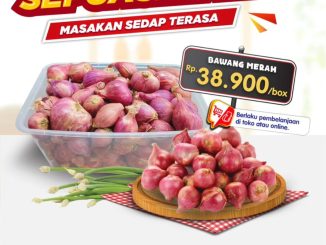 Promo Super Indo Ambil & Isi Sepuasnya Bawang Merah harga Rp. 38.900 per box periode 11–14 Juni 2026