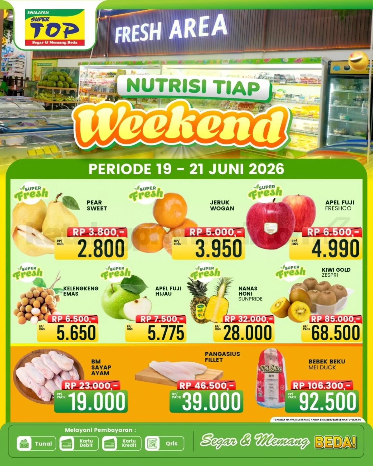 Promo Super TOP JUSAMI Weekend 19-21 Juni 2026 Promo Super TOP JUSAMI Weekend 19-21 Juni 2026