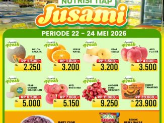 Promo Super TOP JUSAMI Weekend 22-24 Mei 2026