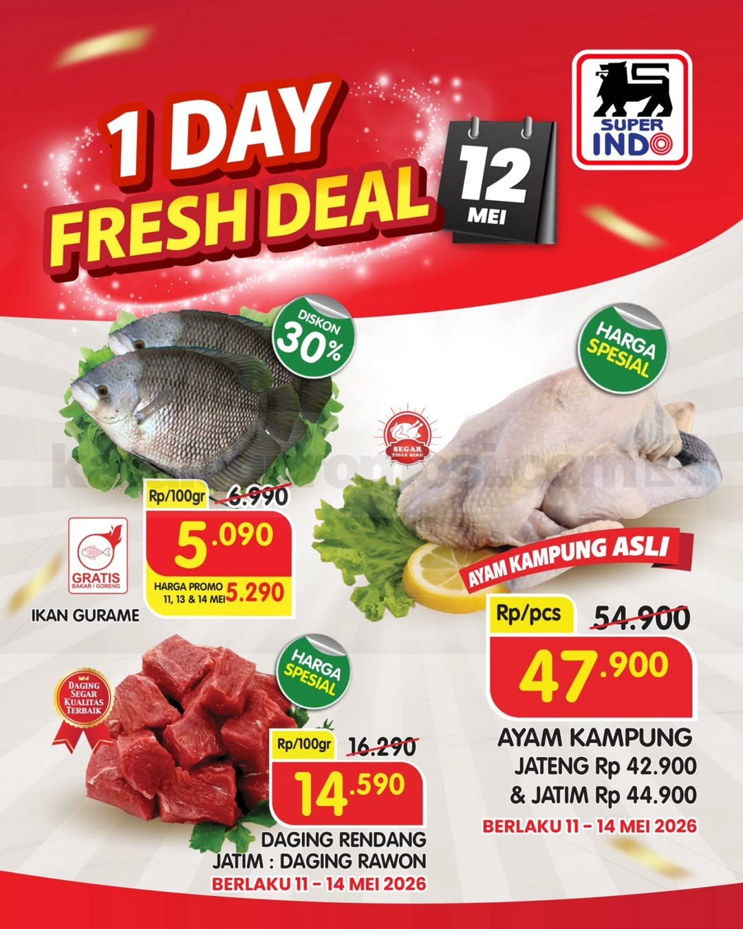 Promo Superindo HANYA 1 HARI 12 Mei 2026 Promo Superindo HANYA 1 HARI 12 Mei 2026
