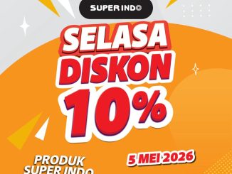 Promo SuperIndo Selasa Extra Diskon 10% untuk Produk Pilihan*