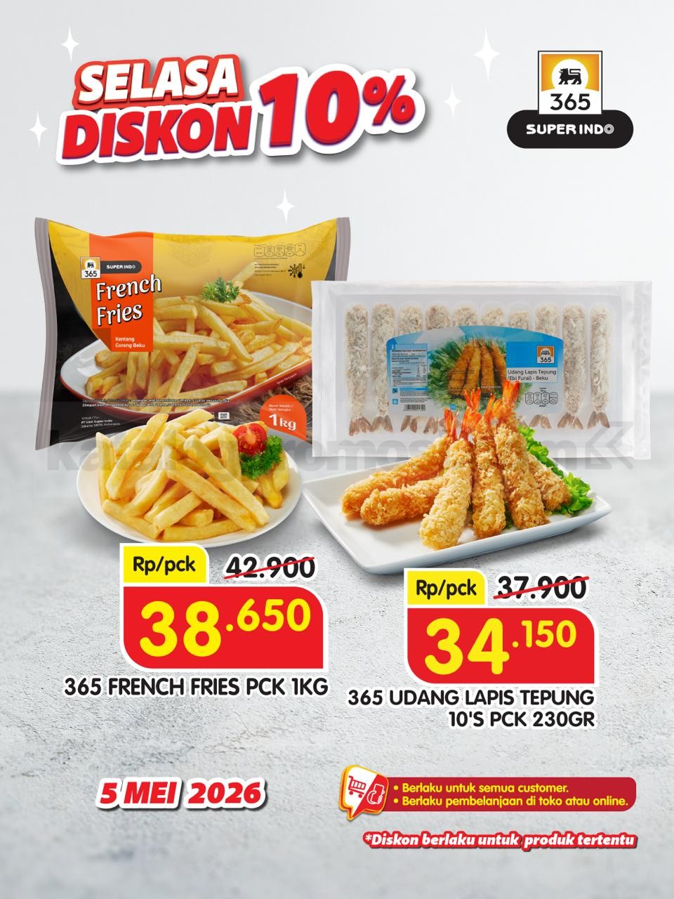 Promo SuperIndo Selasa Extra Diskon 10% untuk Produk Pilihan* Promo SuperIndo Selasa Extra Diskon 10% untuk Produk Pilihan* 1