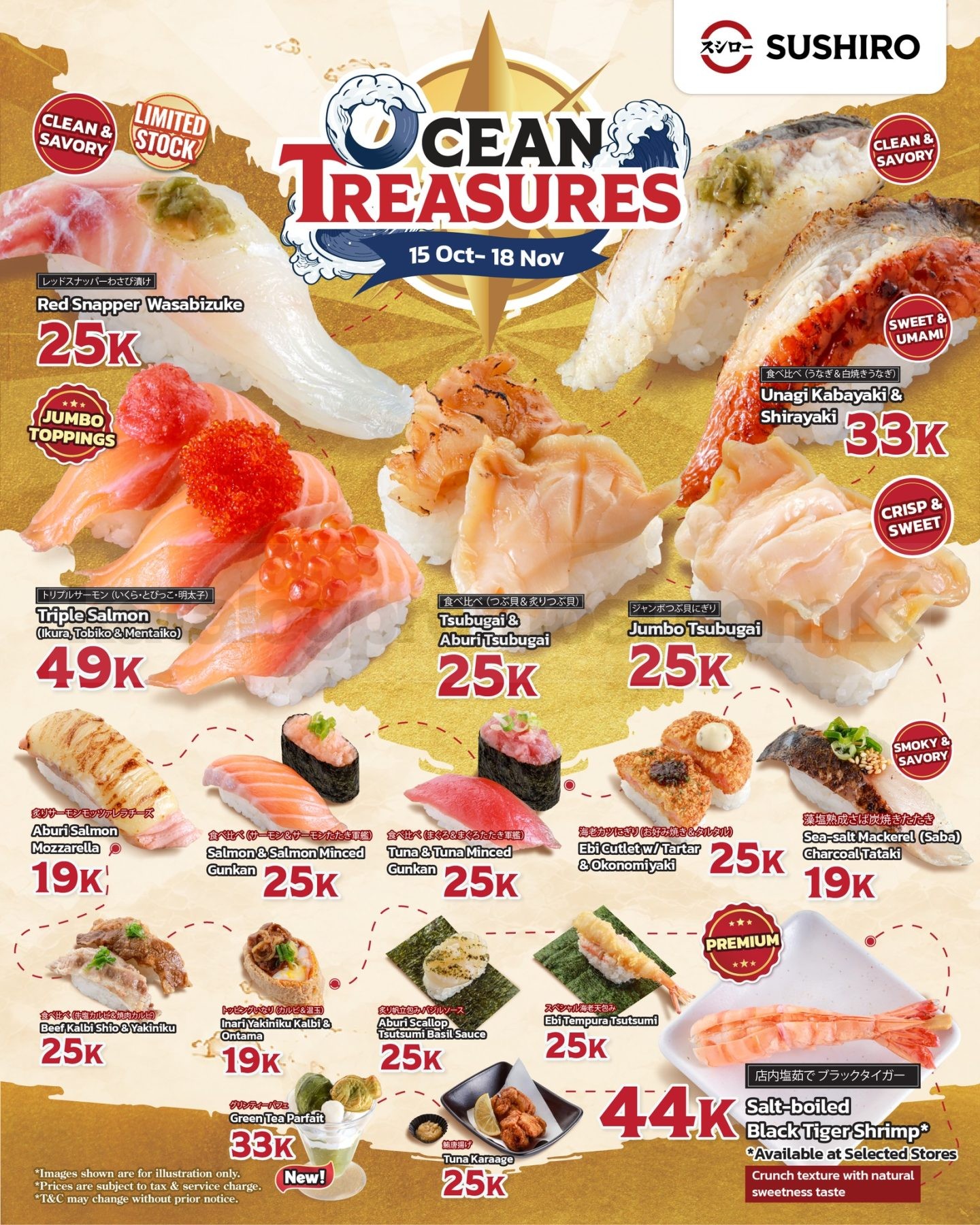 Promo Sushiro Ocean Treasures Menu Spesial Mulai Rp19.000