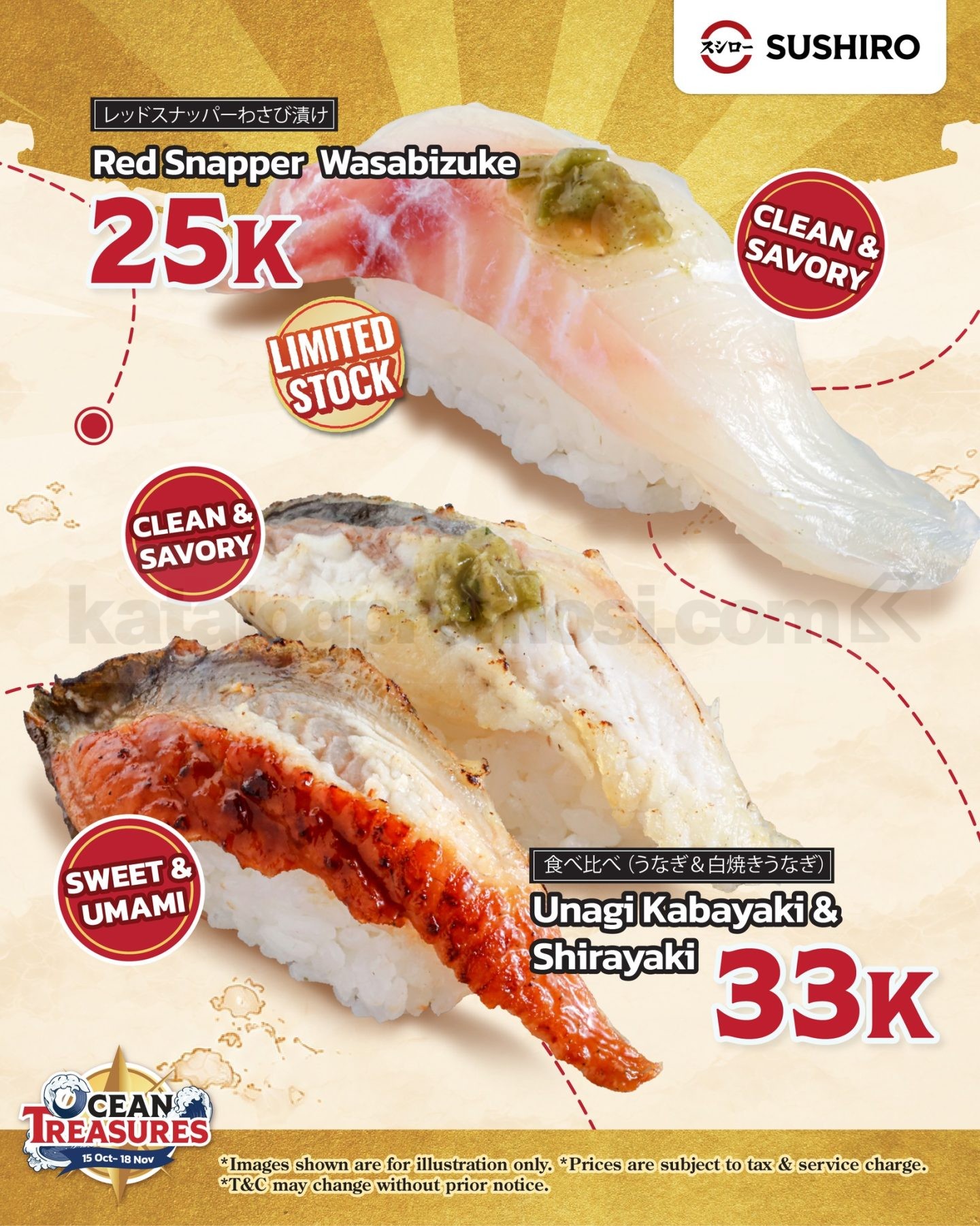 Promo Sushiro Ocean Treasures Menu Spesial Mulai Rp19.000