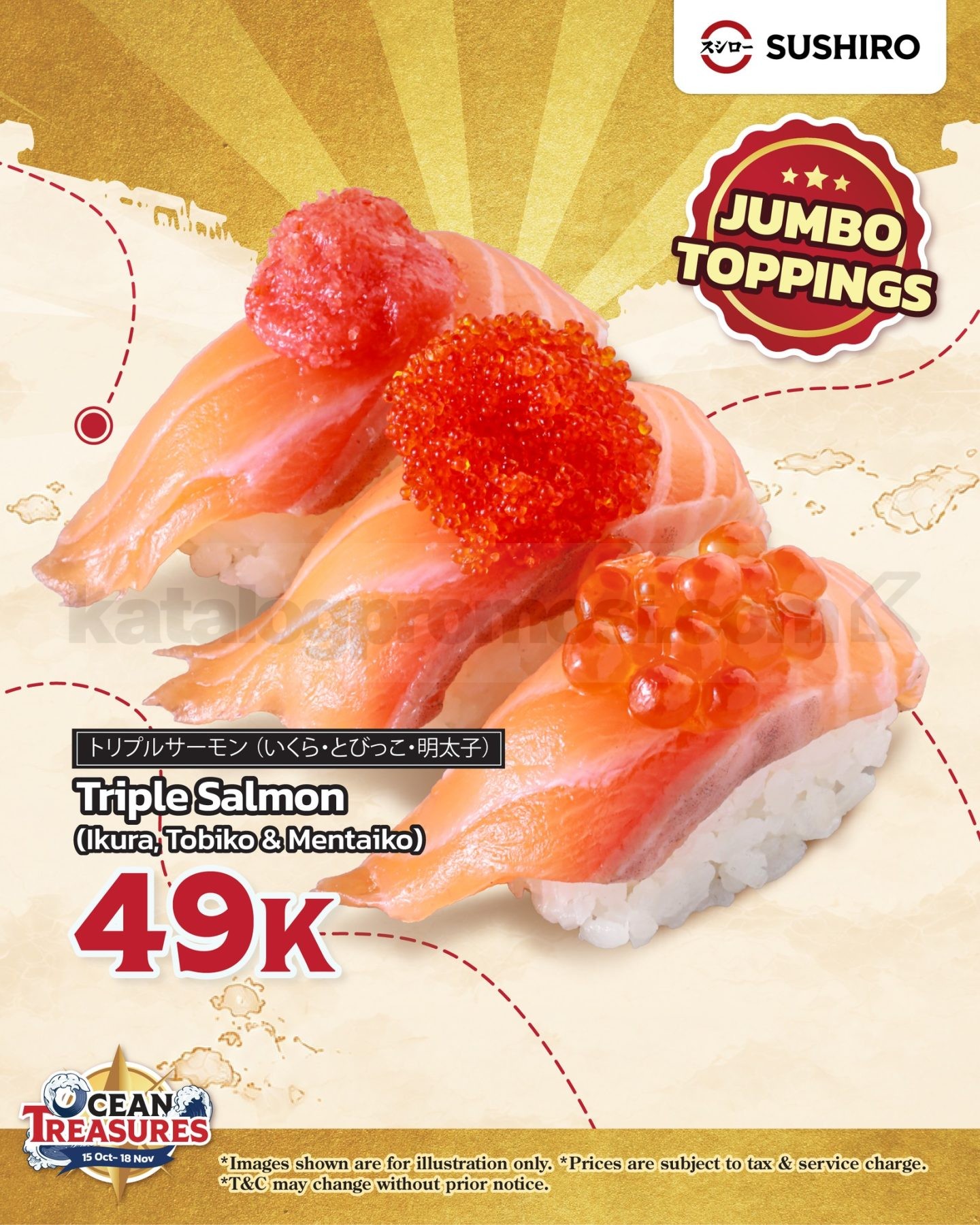 Promo Sushiro Ocean Treasures Menu Spesial Mulai Rp19.000