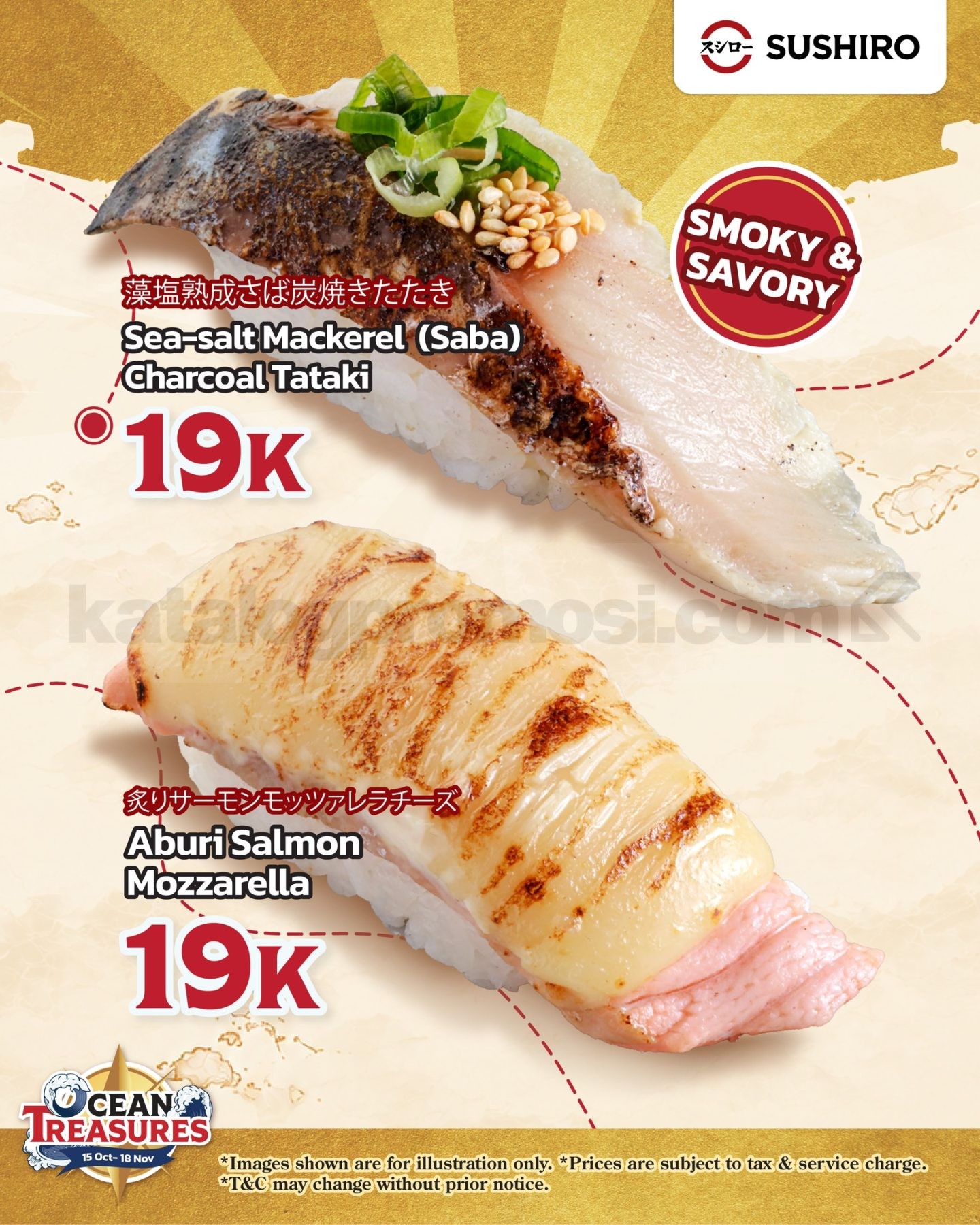 Promo Sushiro Ocean Treasures Menu Spesial Mulai Rp19.000