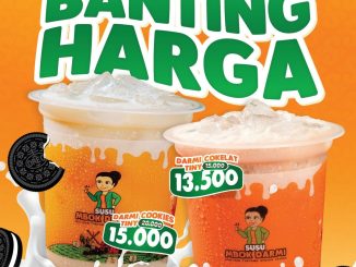 Promo Susu Mbok Darmi Banting Harga Minuman mulai Rp. 13.500 varian cokelat dan cookies