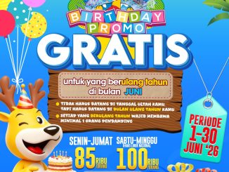 Promo The Jungle Birthday Treats Gratis Tiket Masuk bulan Juni dengan pendamping