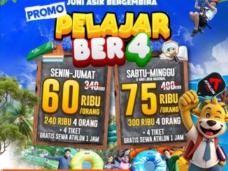 Promo The Jungle Pelajar Ber 4 Tiket mulai Rp. 60.000 dengan bonus voucher Athlon Bogor