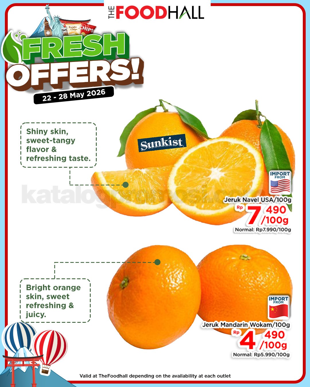 Promo THEFOODHALL JSM - WEEKLY DEALS 22-28 Mei 2026