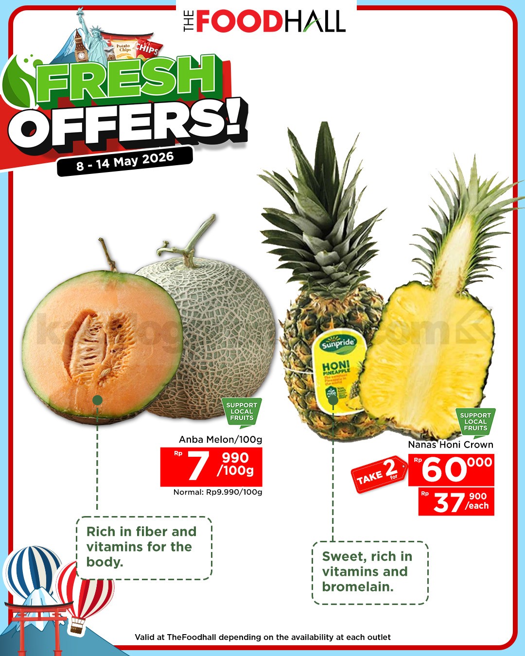 Promo THEFOODHALL JSM - WEEKLY DEALS 08-14 Mei 2026