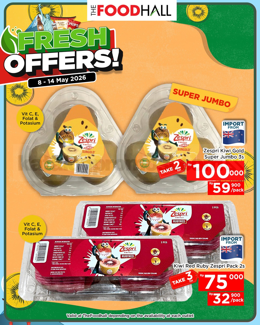 Promo THEFOODHALL JSM - WEEKLY DEALS 08-14 Mei 2026