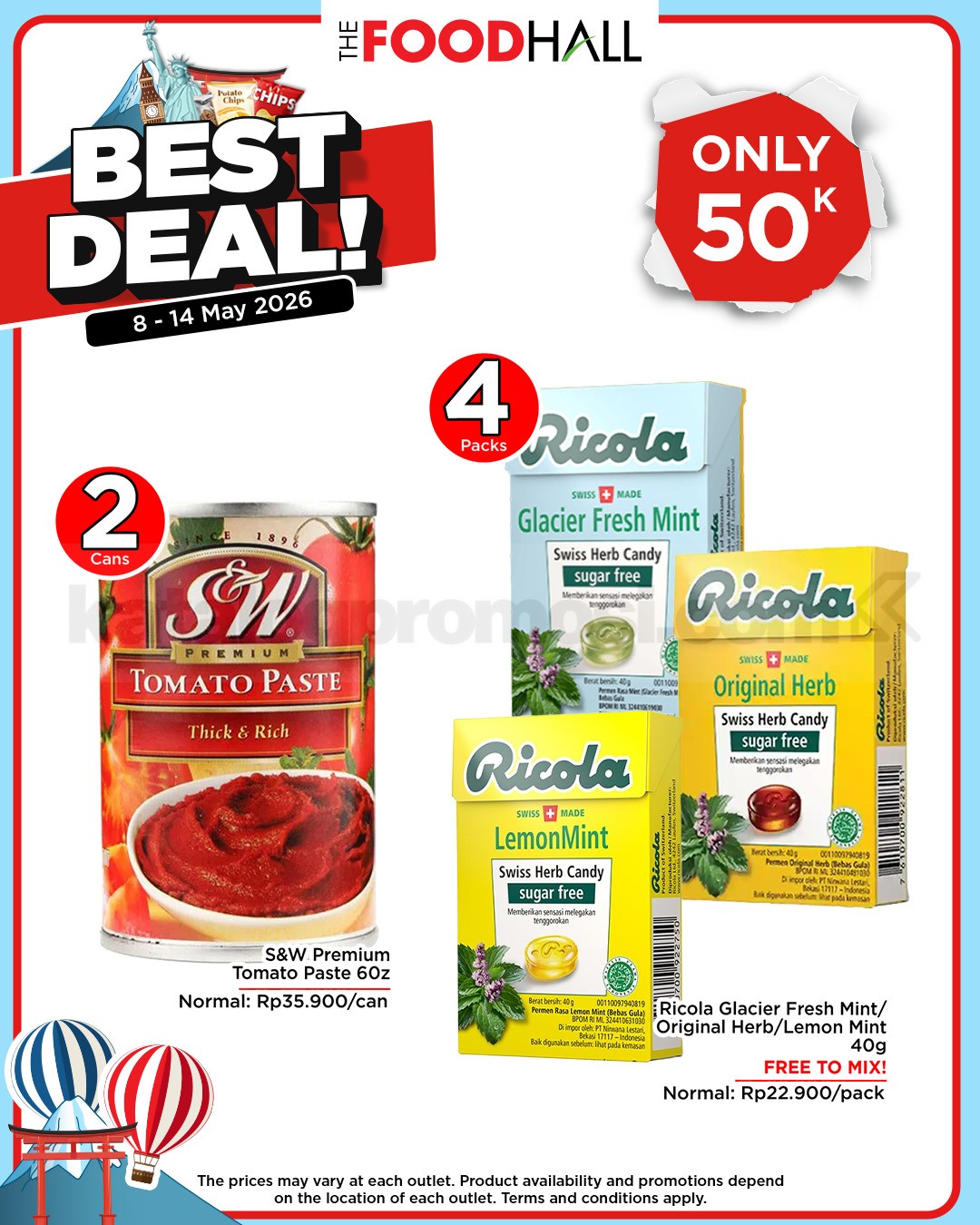 Promo THEFOODHALL JSM - WEEKLY DEALS 08-14 Mei 2026