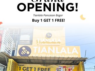 Promo Tianlala Grand Opening Pancasan Bogor Buy 1 Get 1 Free periode 28-30 Mei 2026 di outlet Pancasan Bogor