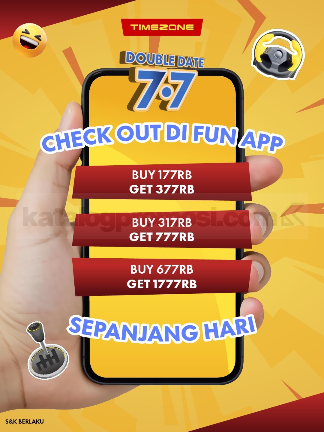 Promo Timezone 7.7 Bonus Tizo hingga 2.277 Tizo Promo Timezone 7.7 Bonus Tizo hingga 2.277 Tizo 1