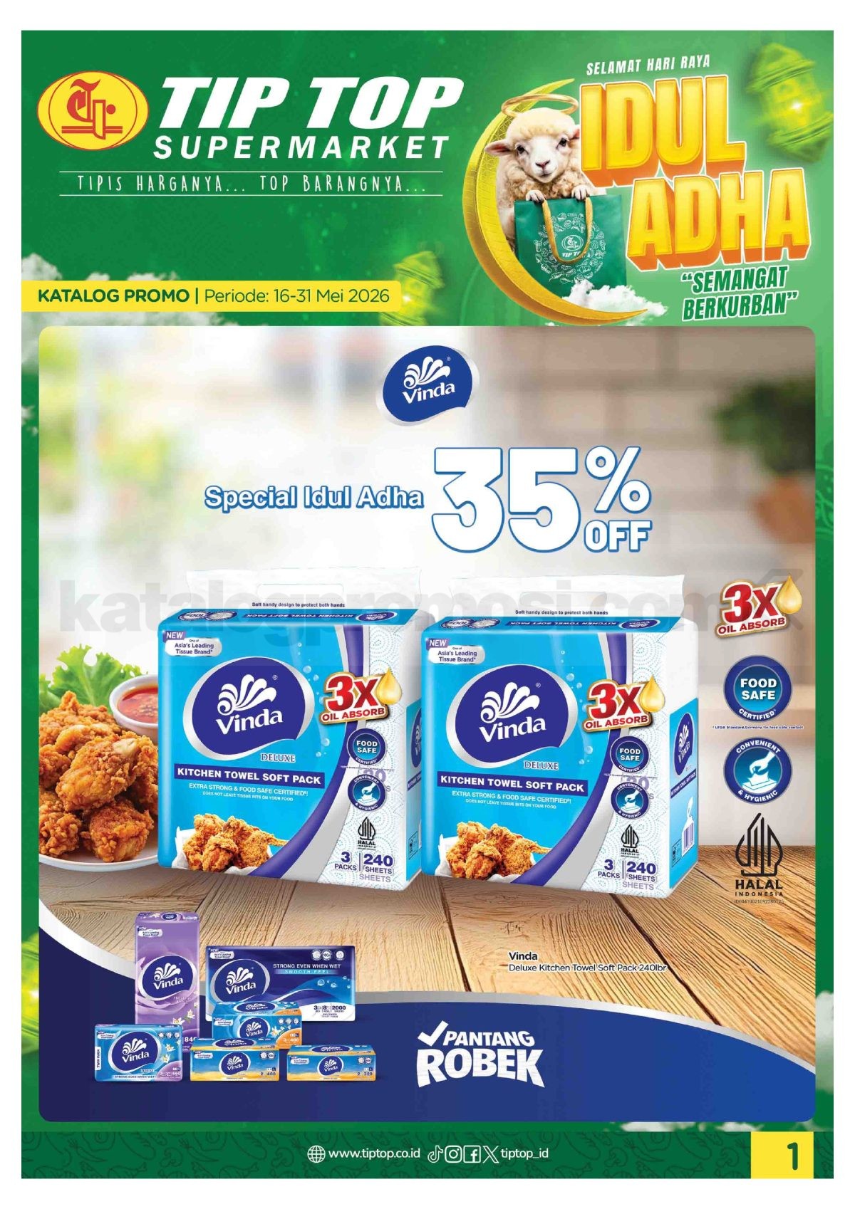 Promo TIP TOP SWALAYAN Katalog Mingguan 16-31 Mei 2026 Promo TIP TOP SWALAYAN Katalog Mingguan 16-31 Mei 2026