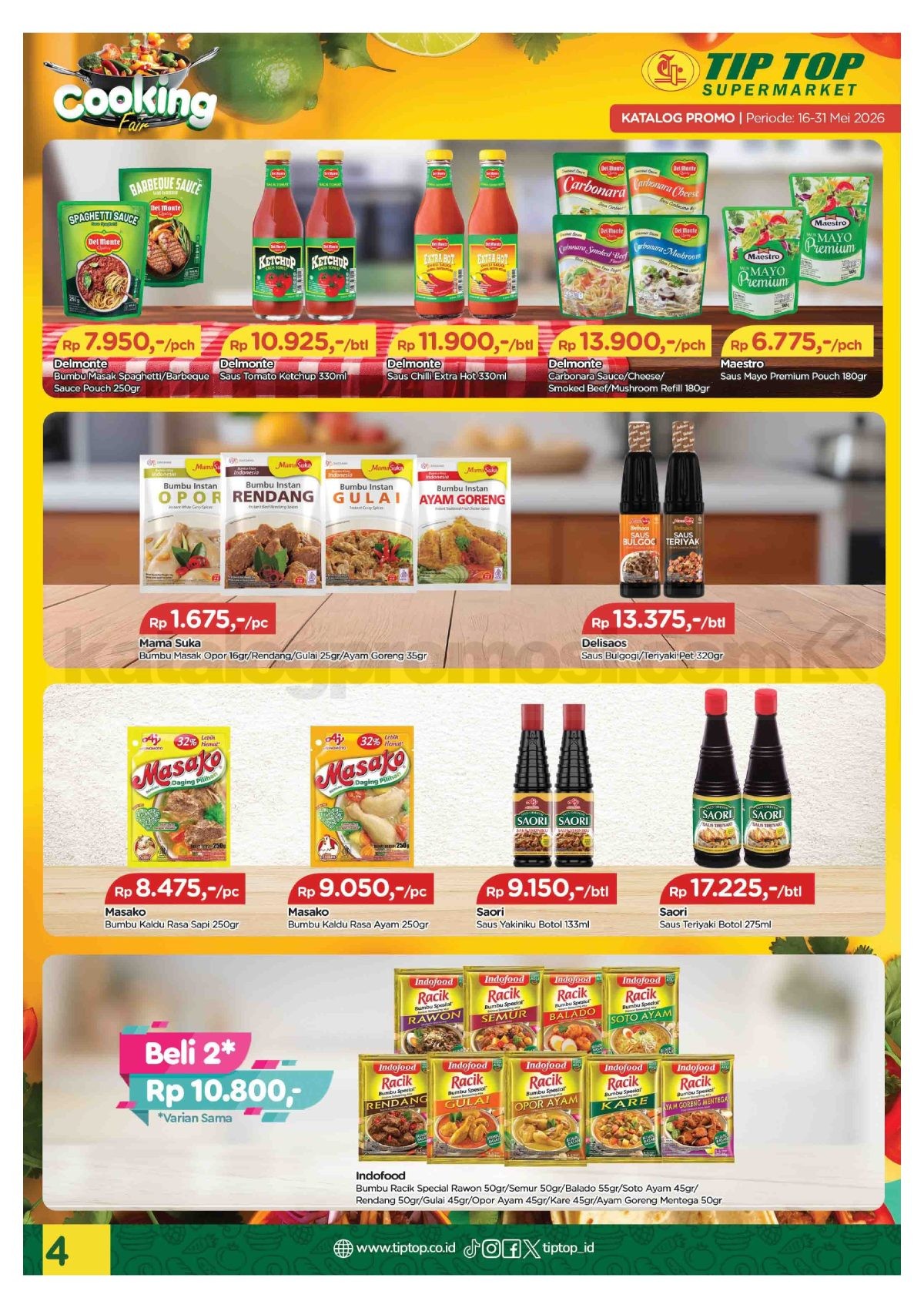 Promo TIP TOP SWALAYAN Katalog Mingguan 16-31 Mei 2026 Promo TIP TOP SWALAYAN Katalog Mingguan 16-31 Mei 2026 3