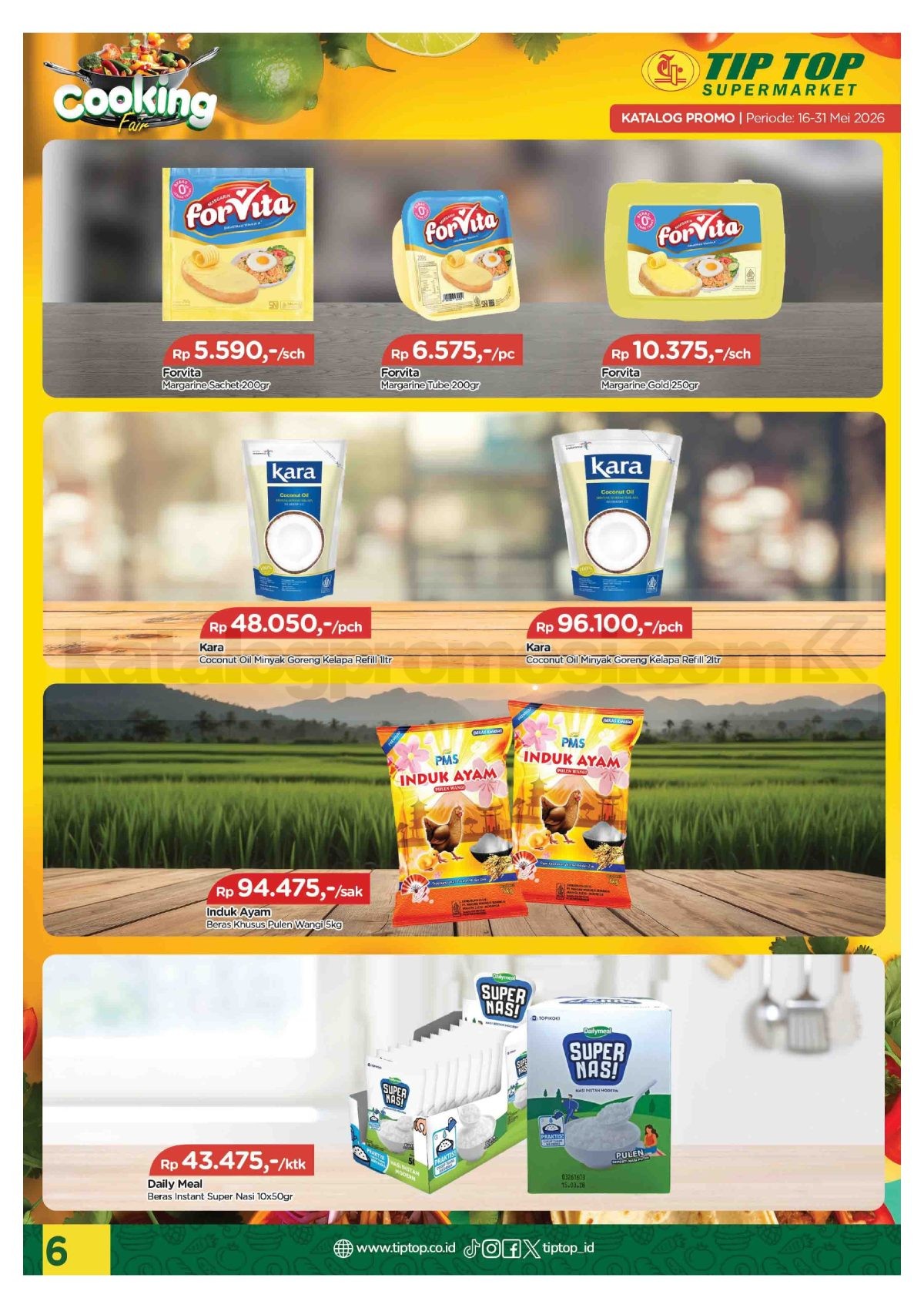 Promo TIP TOP SWALAYAN Katalog Mingguan 16-31 Mei 2026 Promo TIP TOP SWALAYAN Katalog Mingguan 16-31 Mei 2026 5
