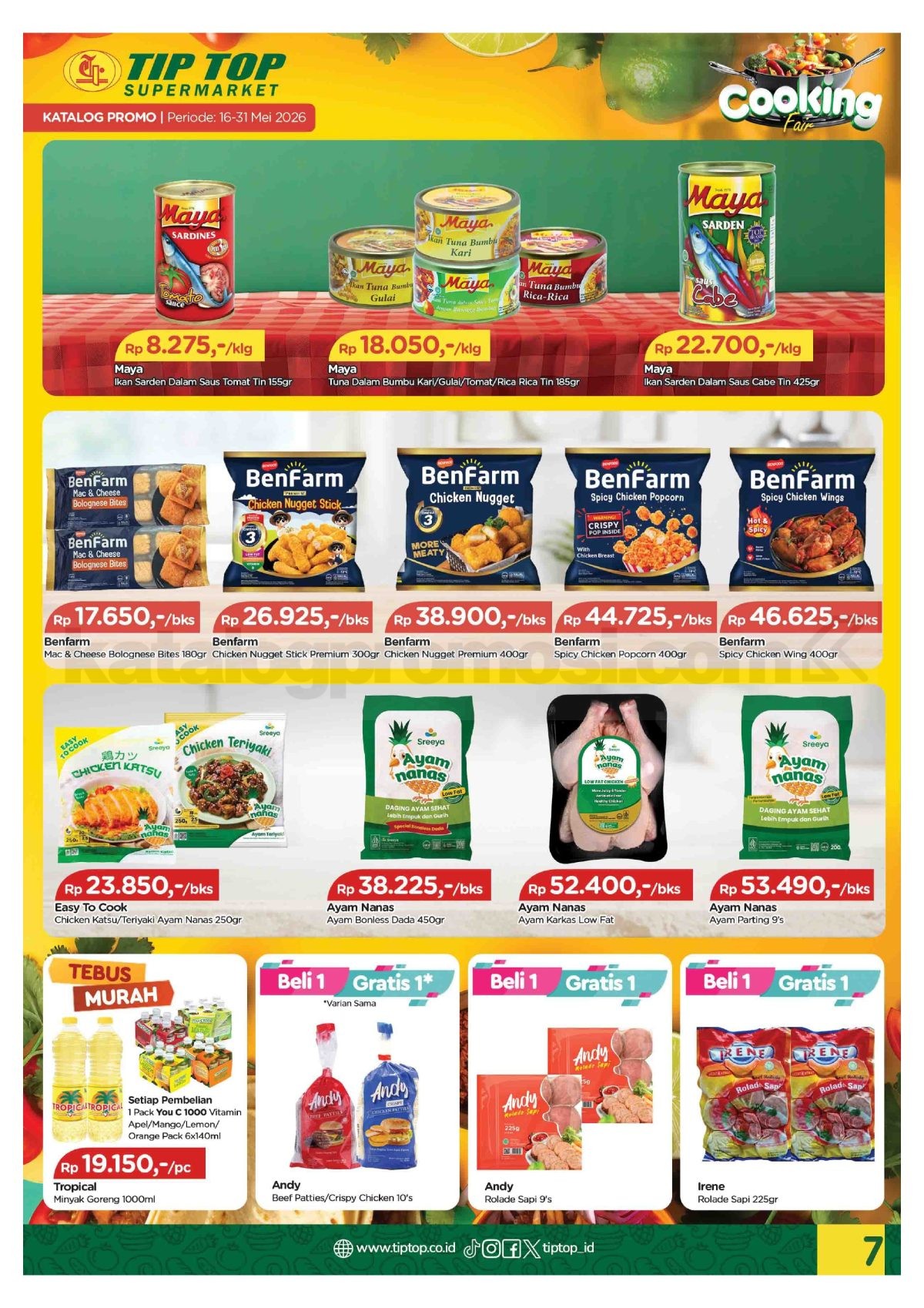 Promo TIP TOP SWALAYAN Katalog Mingguan 16-31 Mei 2026 Promo TIP TOP SWALAYAN Katalog Mingguan 16-31 Mei 2026 6