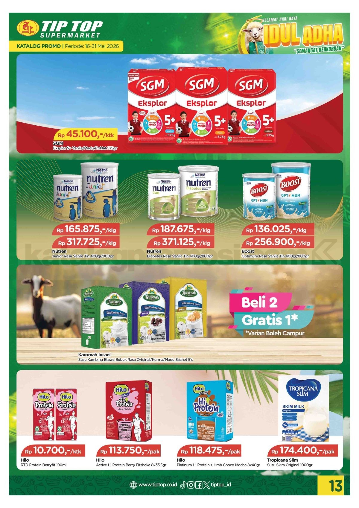 Promo TIP TOP SWALAYAN Katalog Mingguan 16-31 Mei 2026 Promo TIP TOP SWALAYAN Katalog Mingguan 16-31 Mei 2026 12