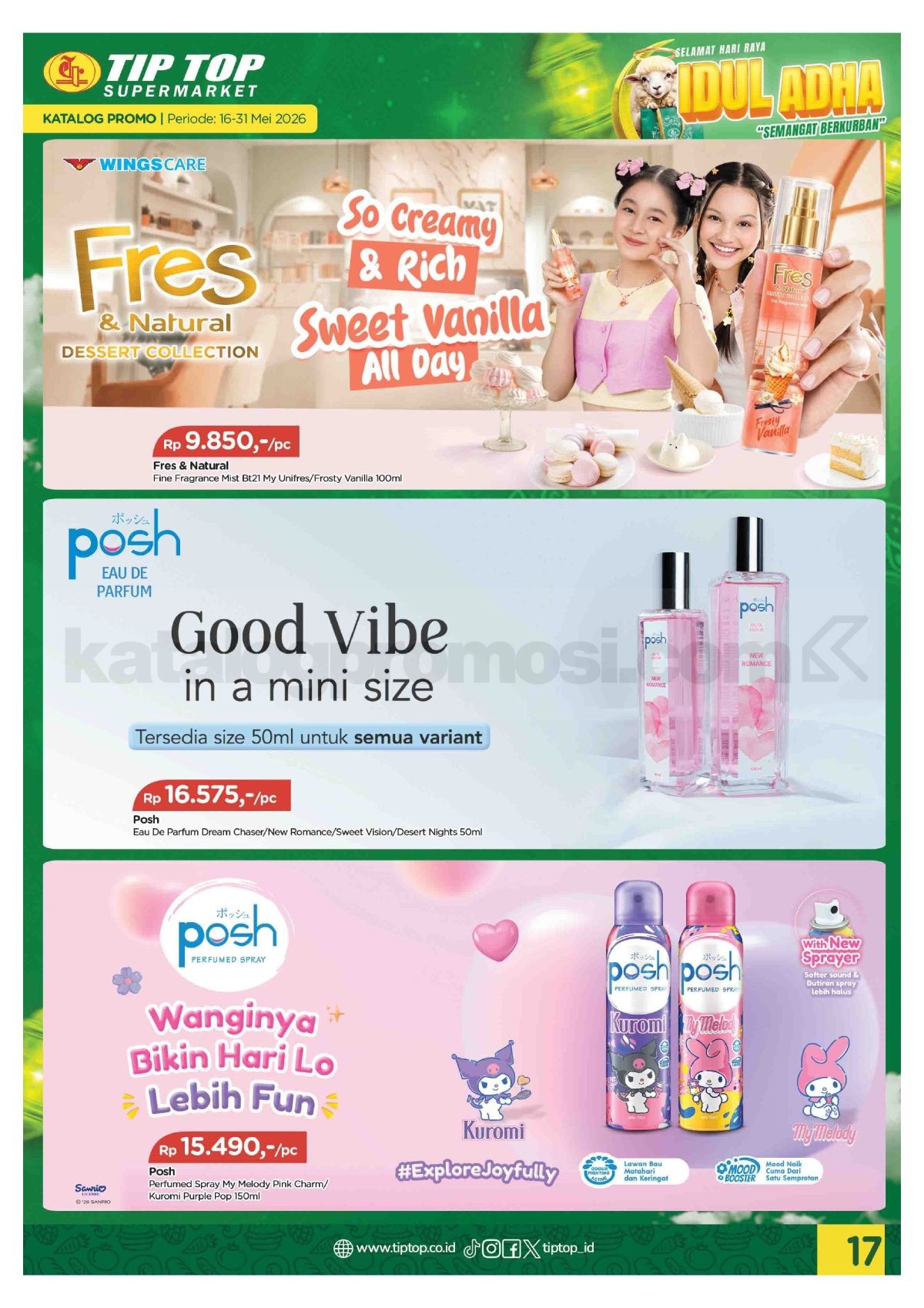 Promo TIP TOP SWALAYAN Katalog Mingguan 16-31 Mei 2026 Promo TIP TOP SWALAYAN Katalog Mingguan 16-31 Mei 2026 16