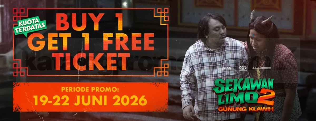 Promo TIX ID Beli 1 Gratis 1 Tiket Sekawan Limo 2 Promo TIX ID Beli 1 Gratis 1 Tiket Sekawan Limo 2