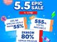 Promo Traveloka 5.5 Epic Sale Diskon hingga 80% hotel Rp. 555 ribu dan tiket pesawat hemat