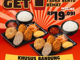 Promo Tsuka Ramen Beli 1 Gratis 1 Tsuka Bento khusus makan di tempat hingga 13 Mei 2026