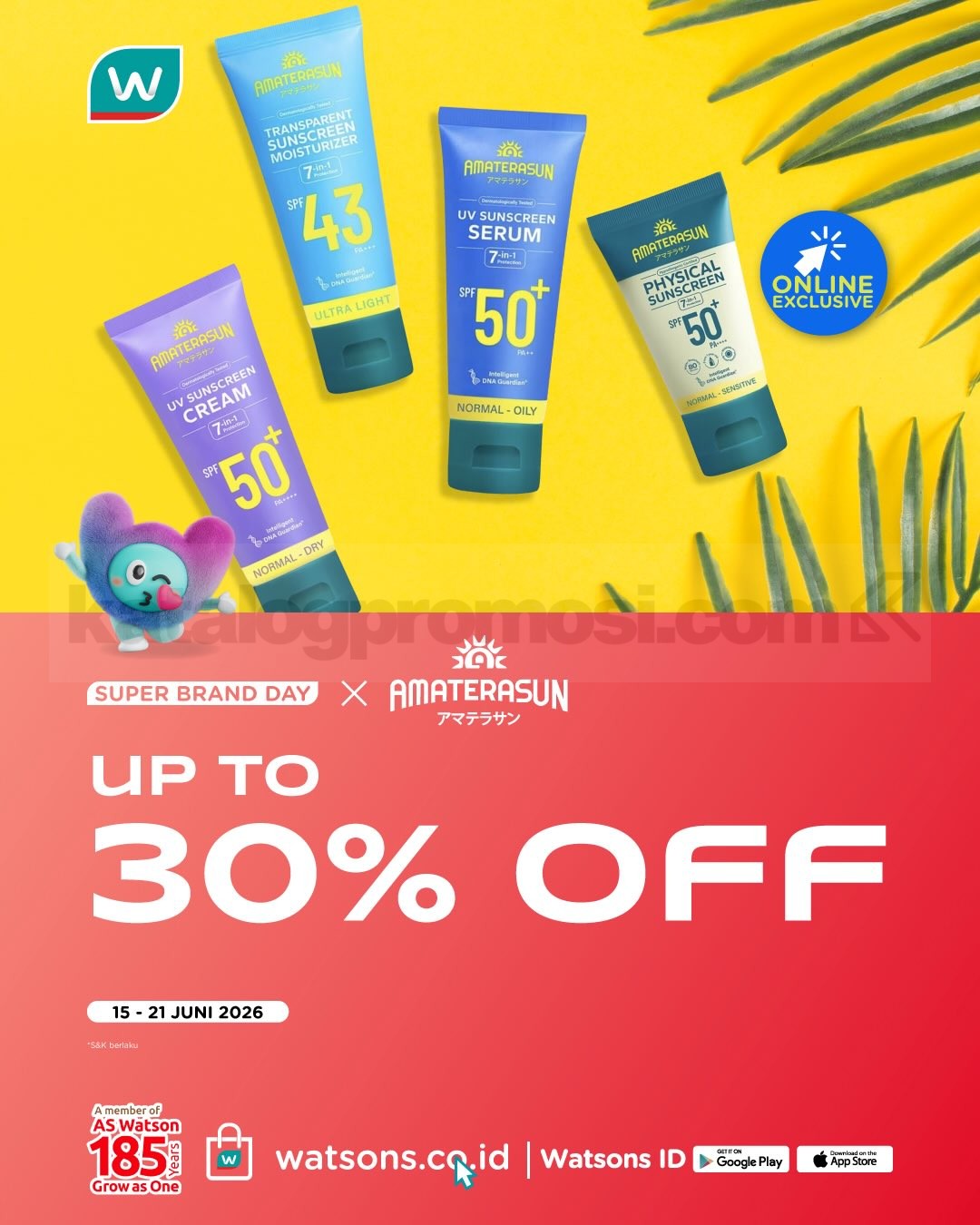 Promo Watsons Super Brand Day Diskon hingga 40% Promo Watsons Super Brand Day Diskon hingga 40% 4