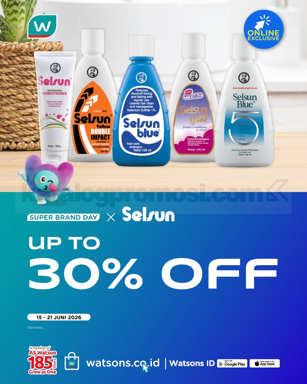 Promo Watsons Super Brand Day Diskon hingga 40% Promo Watsons Super Brand Day Diskon hingga 40% 7